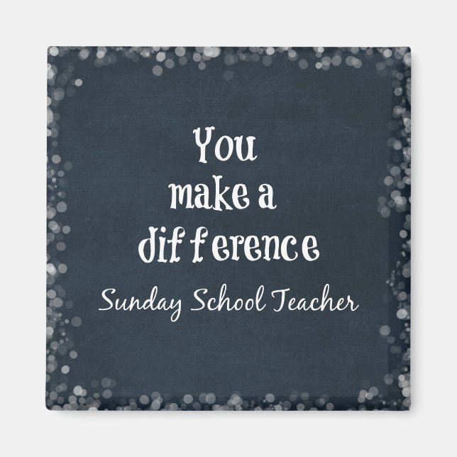 Sunday School Teachers Magnet (Front)