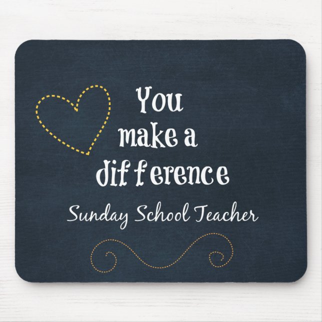Sunday School Teachers Mouse Pad (Front)