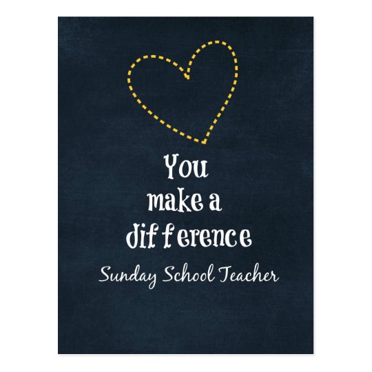 Sunday School Teachers Postcard | Zazzle.com