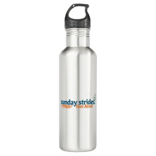 Sunday Strides Feel Alive –Energizing Weekend Walk Stainless Steel Water Bottle