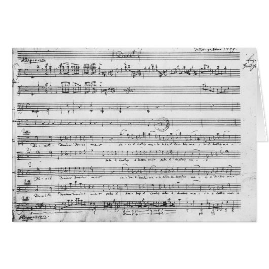 Sunday Vespers, 1779 Cards (Front Horizontal)