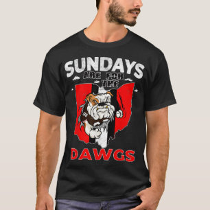 Sundays Are For The Dawgs Vintage Cleveland Ohioan T-Shirt