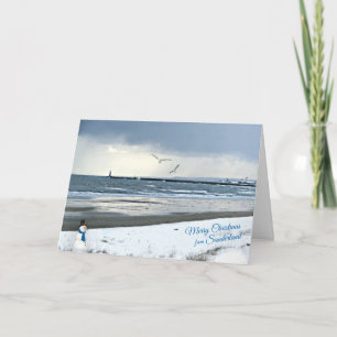 Sunderland - Roker Pier Christmas Card