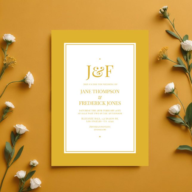 Sundial Color Wedding Invitation (Sundial Color Wedding Invitation)