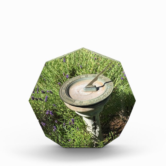 Sundial in Lavender Photo Block (Front)