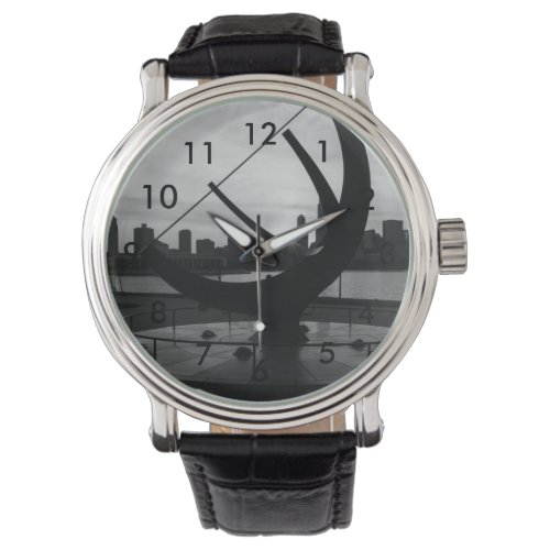 Sundial Sunset Grayscale Watch