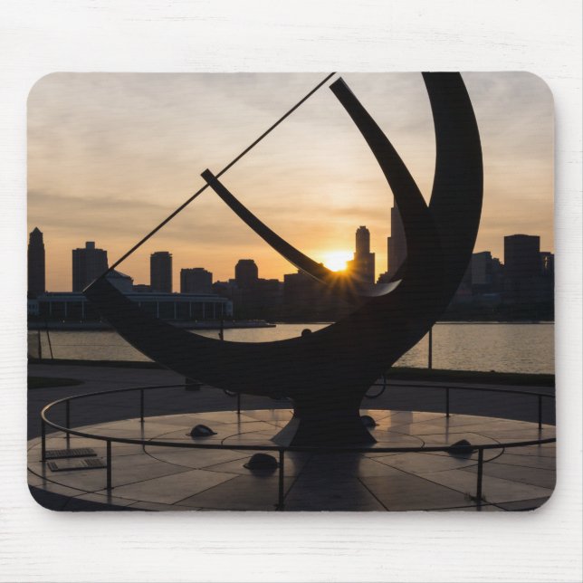 Sundial Sunset Mouse Pad (Front)