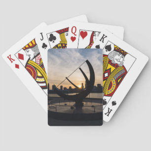 Sundial Sunset Poker Cards