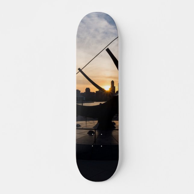 Sundial Sunset Skateboard Deck (Front)