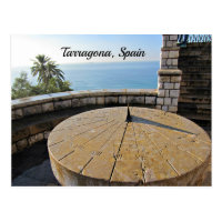 Sundial, Tarragona, Spain Postcard