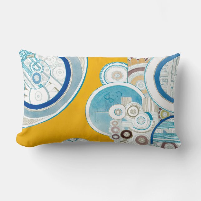 Sundog and Moondog Lumbar Pillow (Front)