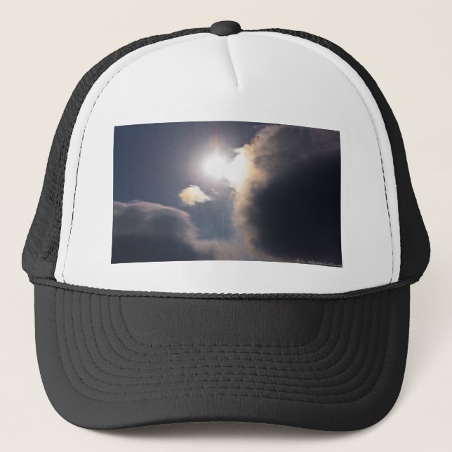 Sundog Rainbow Cloud Burst Apparel and Gifts Trucker Hat (Front)