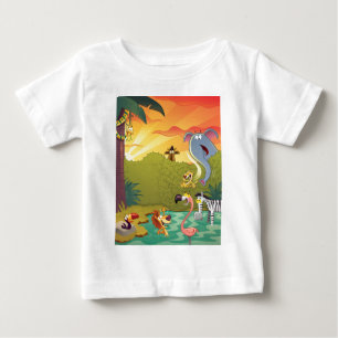 Sundown At The Water Hole Baby T-Shirt