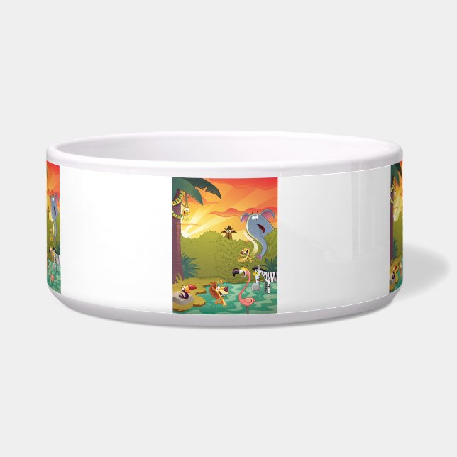 Sundown At The Water Hole Bowl (Front)