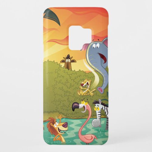 Sundown At The Water Hole Case_Mate Samsung Galaxy S9 Case