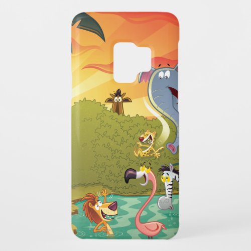 Sundown At The Water Hole Case_Mate Samsung Galaxy S9 Case