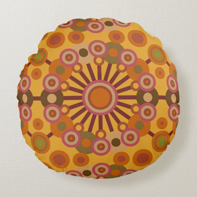 Sundown BD Round Pillow (Front)