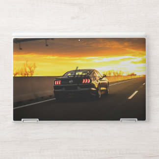 Sundown car like HP laptop skin
