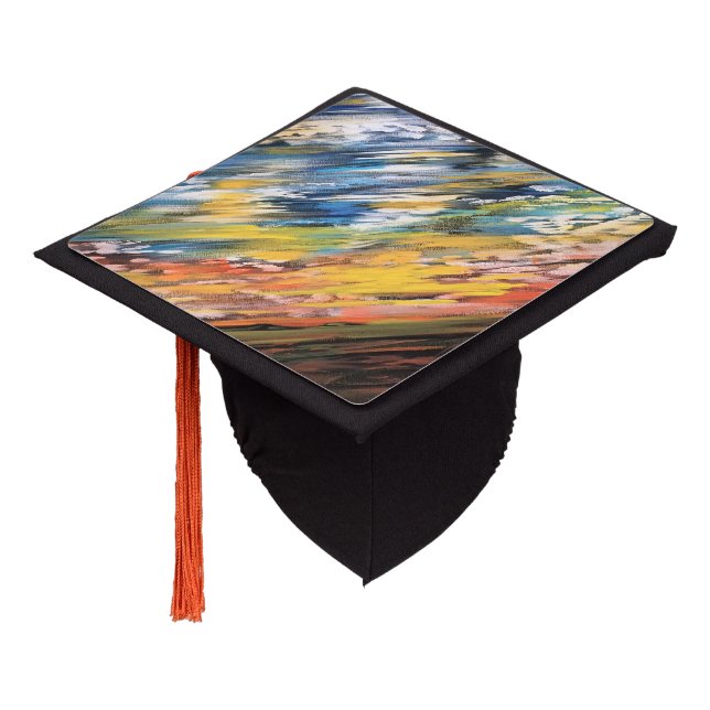 Sundown  graduation cap topper (Angled)