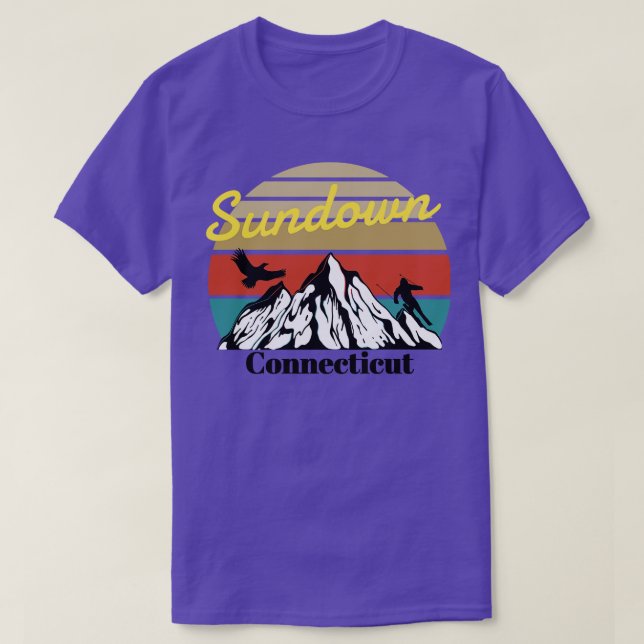 Sundown ski Connecticut T-Shirt (Design Front)
