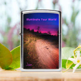 Sundown Sky Fun w/ Initials or Name Zippo Lighter