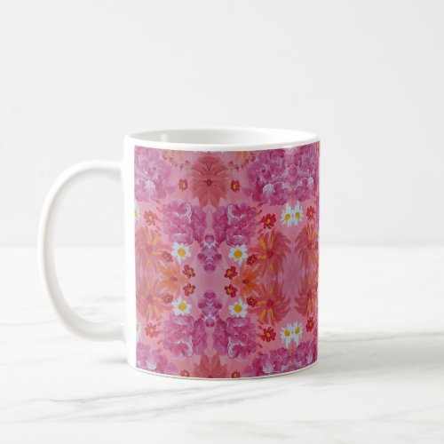 Sunet Rose Floral Coffee Mug