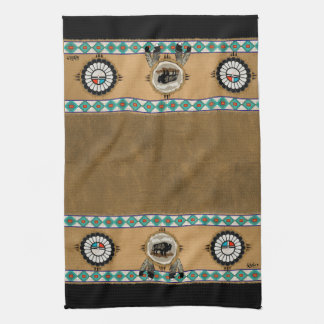 Sunface and Buffalo Towel