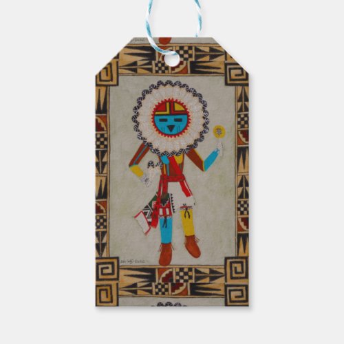 Sunface Kachina  Gift Tags