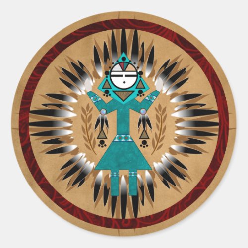 Sunface Kachina Stickers