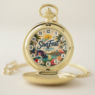 SunFest Florida Tropical Music Festival Pocket Watch