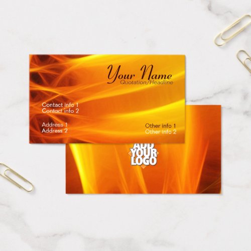 SunFlame Business Card