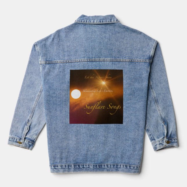 Sunflare Songs Denim Jacket (Back)