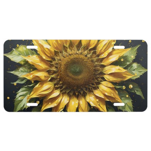sunflower 1 license plate