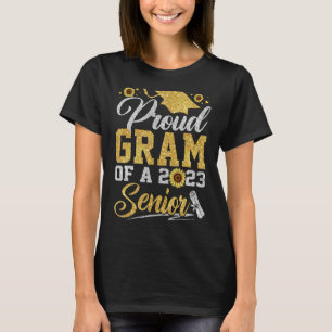 Sunflower 2023 Proud Gram Of A 2023 Senior Graduat T-Shirt