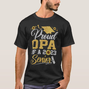 Sunflower 2023 Proud Opa Of A 2023 Senior Graduati T-Shirt