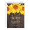 Sunflower 20th Wedding Anniversary Rustic Wood