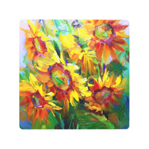 Sunflower 3 Metal Art