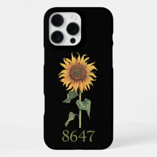 Sunflower 8647 86 47 Subtle Anti Trump Floral Boho iPhone 16 Pro Max Case