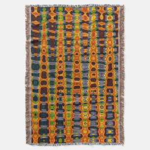 Sunflower Abstract 2, 2016 (photo) SVP Images Throw Blanket