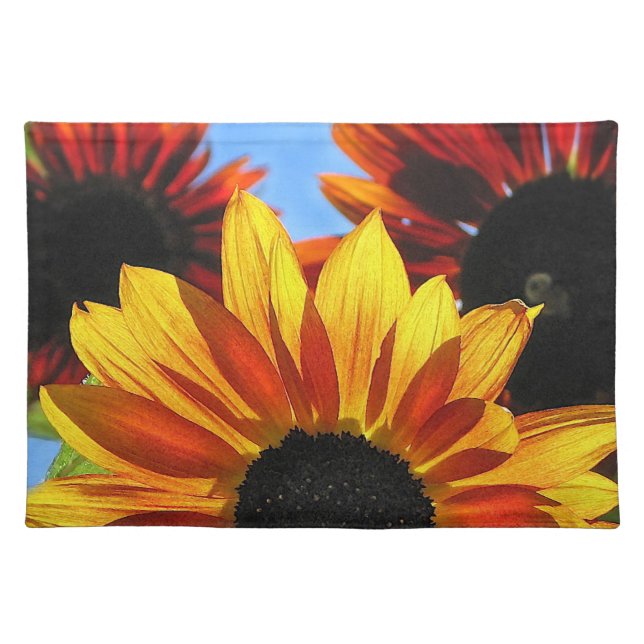 Sunflower Abstract Placemat (Front)