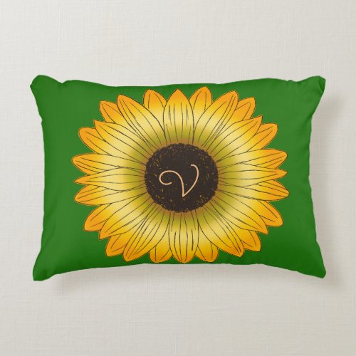 Sunflower Accent Pillow