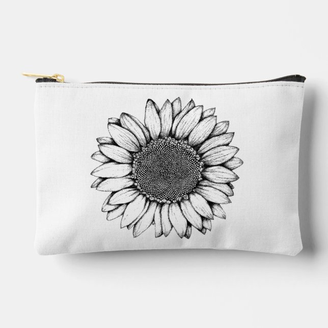 Sunflower Accessory Pouch (Front)