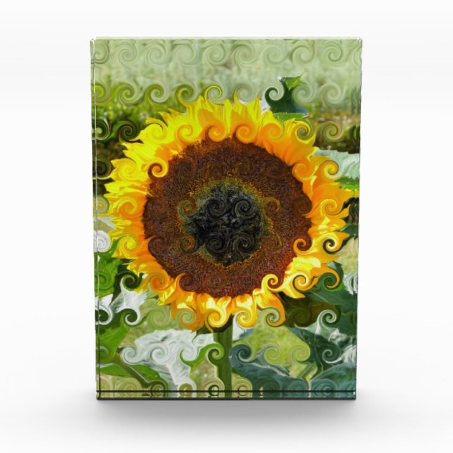 SUNFLOWER ACRYLIC AWARD (Front)