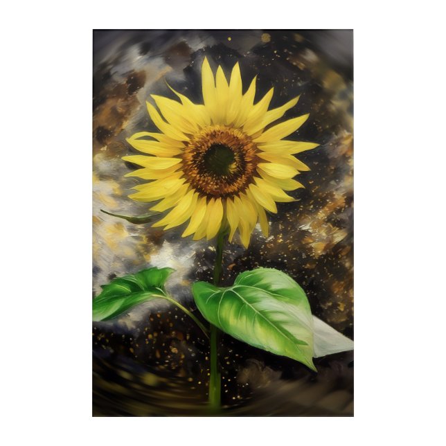 Sunflower Acrylic Print (Front)