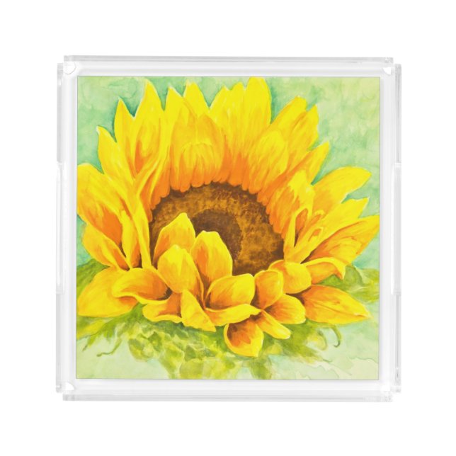 Sunflower Acrylic Tray (Front)
