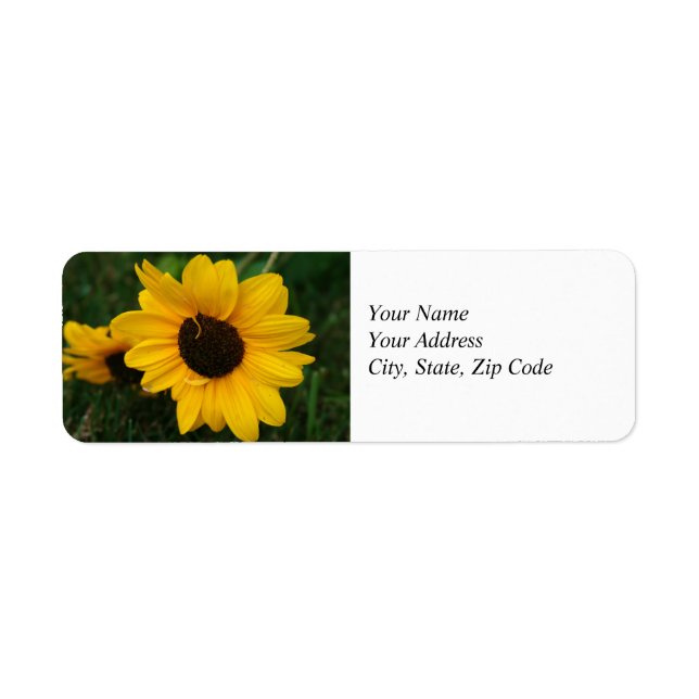 Sunflower Address Label (Front)