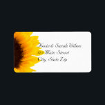 Sunflower Address Labels<br><div class="desc">Sunflower address labels. Enter your information in the space provided, or delete text and print your own at home. Also perfect for bookplates, gifts, and mailing labels.</div>