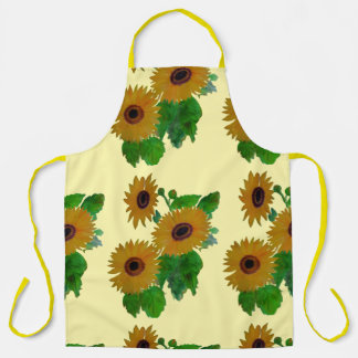 sunflower All-Over Print Apron