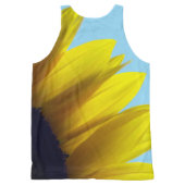 Sunflower All-Over-Print Tank Top (Back)