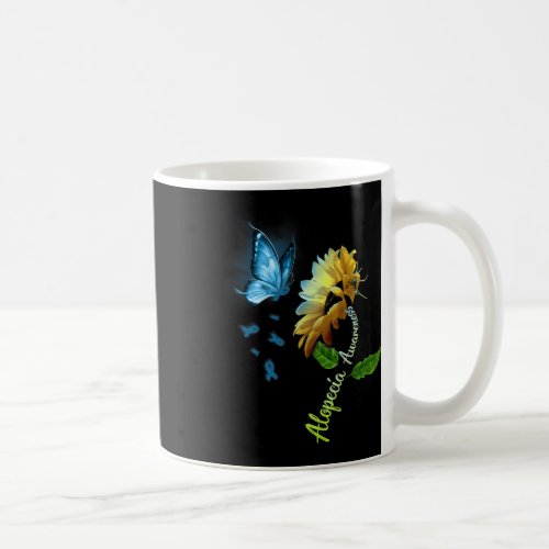 Sunflower Alopecia Awareness 1  Coffee Mug